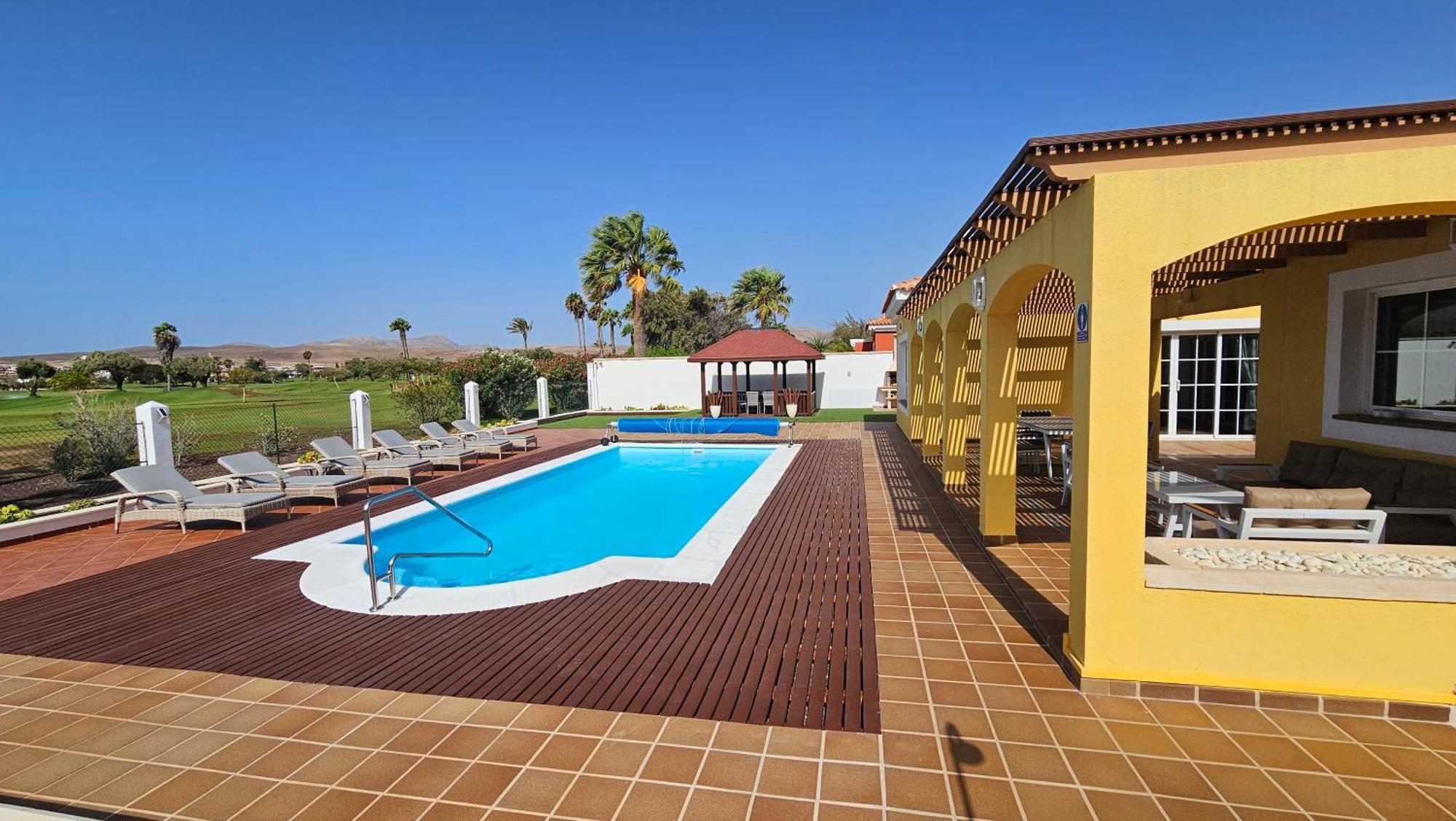 Villa Bonita On Golf In El Descanso ,Caleta Fuste-Fuerteventura Caleta De Fuste Dış mekan fotoğraf